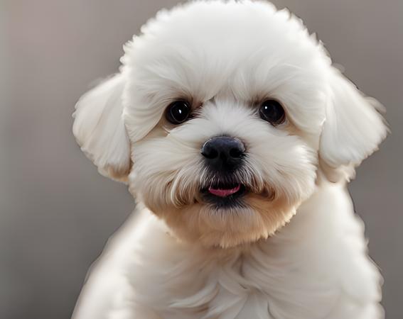 cachorro de raza bichon maltes
