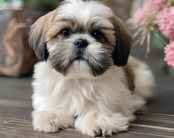 cachorro de raza shih-tzu