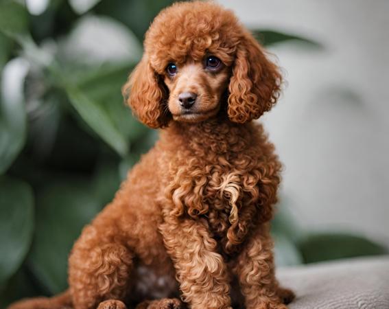 un cachorro de raza caniche toy con enlace para ver mas sobre esta raza